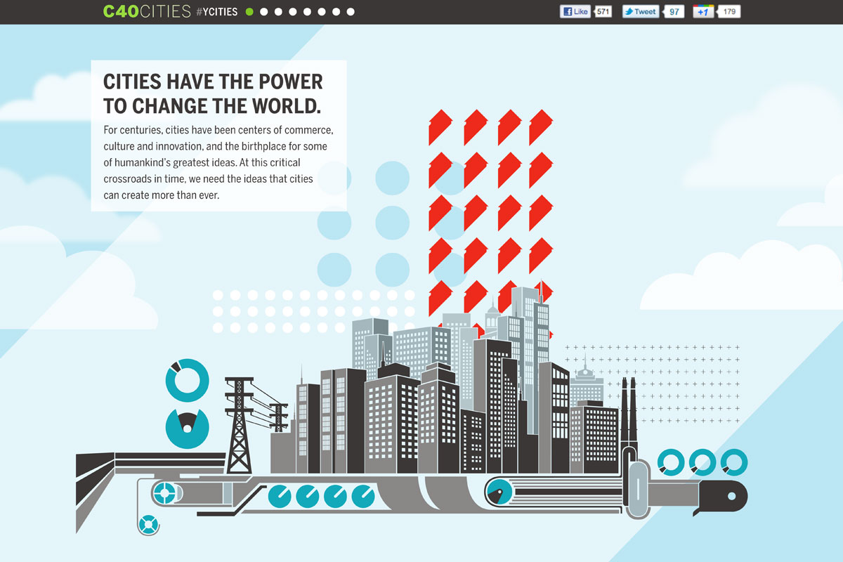 C40 Why Cities visualization